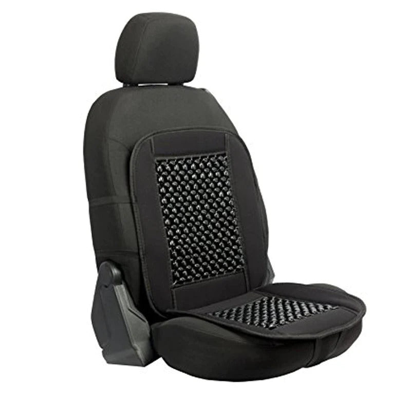 Cubreasiento de bolitas de madera para auto - Vértigo Repuestos