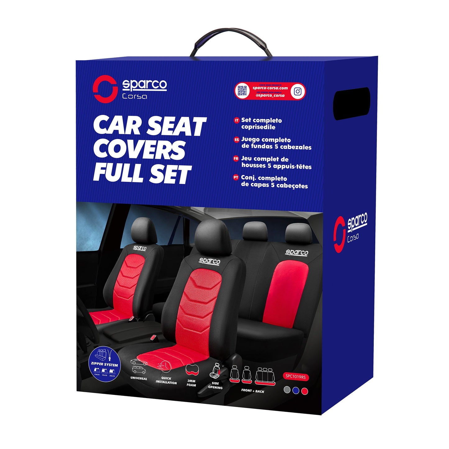Cubreasiento Sparco Completo