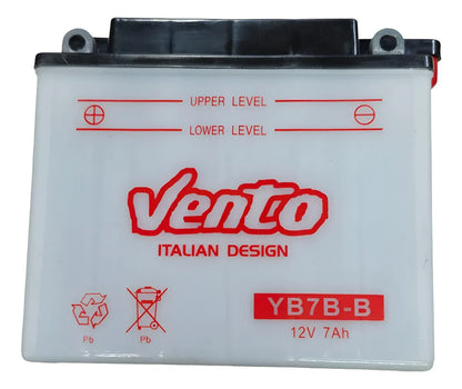 Batería de moto YB7B-B Vento ácido - Vértigo Repuestos