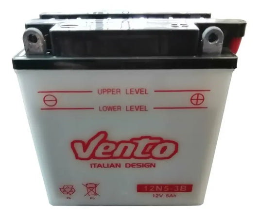 Batería de moto 12N5-3B Vento - Vértigo Repuestos