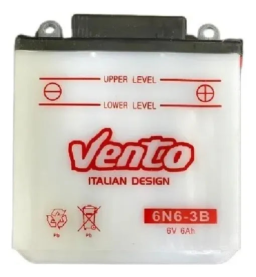 Batería de moto 6N6-3B Vento - Vértigo Repuestos