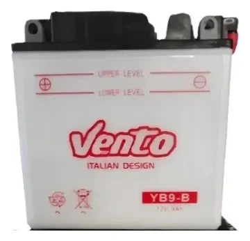 Batería de moto YB9-B 12N9 Vento - Vértigo Repuestos
