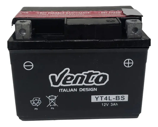 Batería de moto YT4L-BS Vento - Vértigo Repuestos