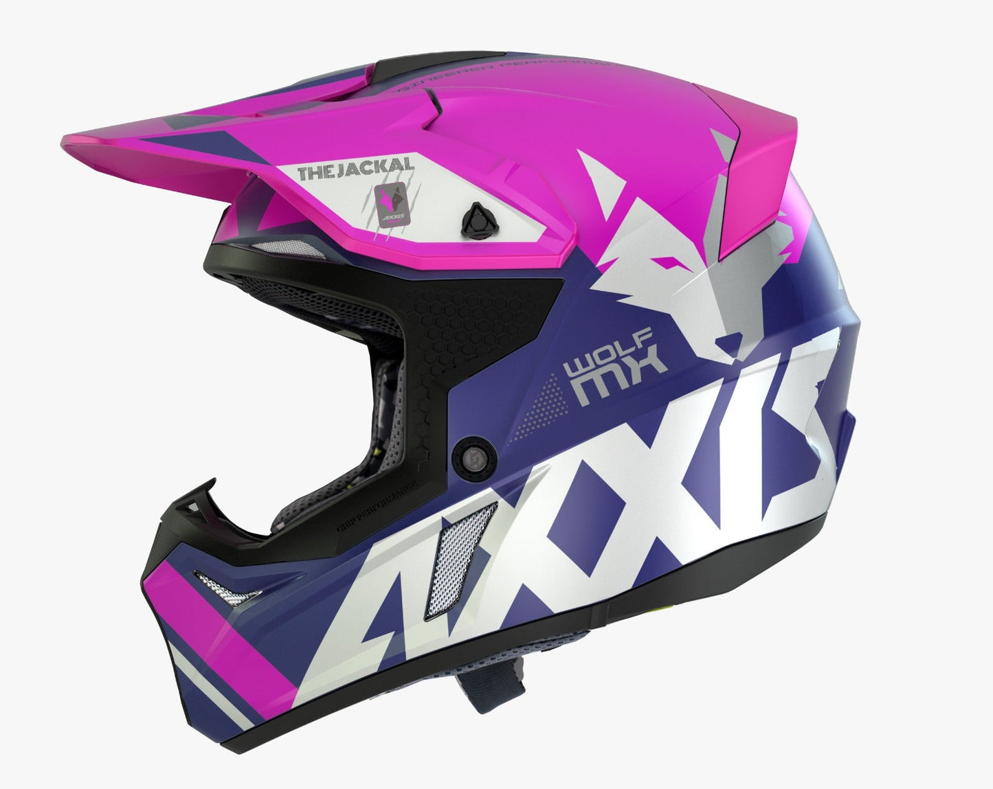 Casco cross de moto Axxis Jackal - Vértigo Repuestos