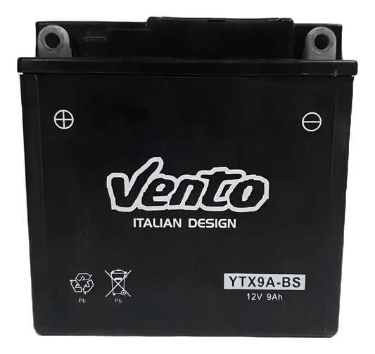 Batería YTX9A-BS Vento Sin Mantenimiento