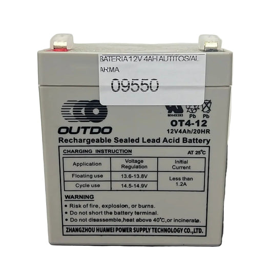 Batería 12V 4Ah para autitos y alarma - Vértigo Repuestos
