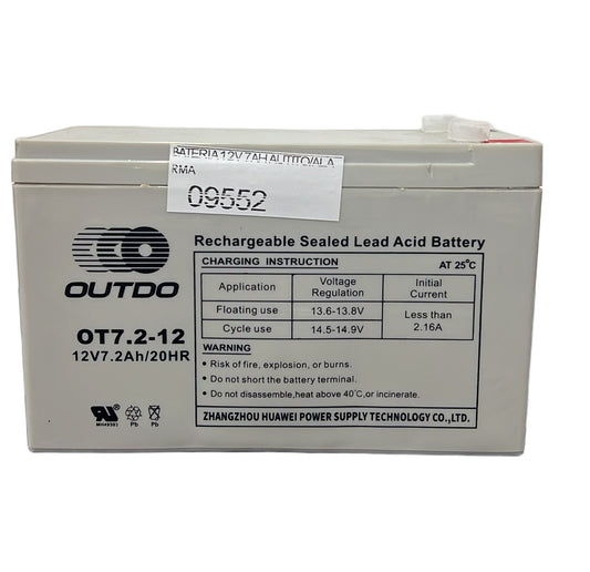 Batería 12V 7Ah para autito y alarma - Vértigo Repuestos