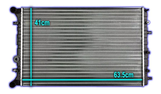 Radiador de agua para Volkswagen Gol G5 G6 G7 - Vértigo Repuestos