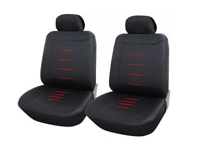 Cubreasientos de cuerina 2 piezas para auto - Vértigo Repuestos