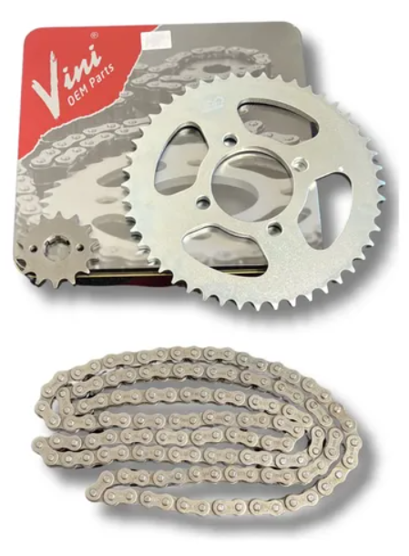 Kit de transmisión de moto para Yamaha XTZ 125 Vini - Vértigo Repuestos