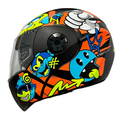 Casco Niño Doble Accion C/Lentes Ich