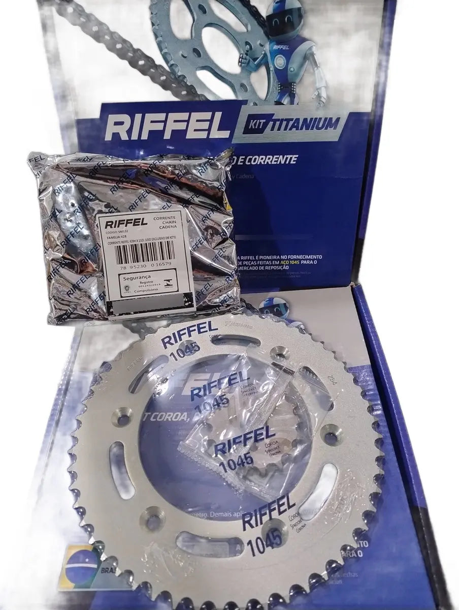 Kit de transmisión de moto para Honda XR125L Riffel - Vértigo Repuestos