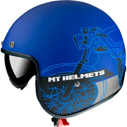 Casco Abierto Mt Le Mans C/Lentes