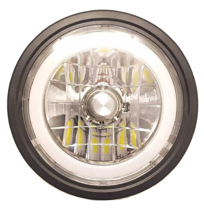 Farol delantero de moto Yumbo GS-F con LED - Vértigo Repuestos