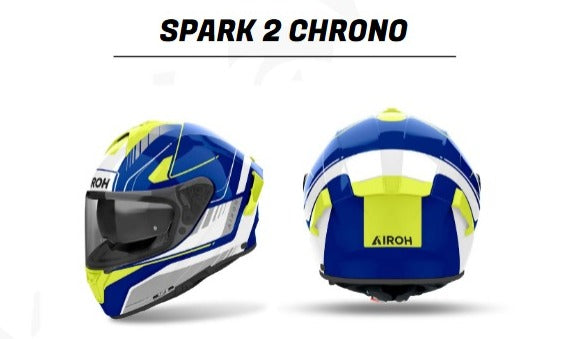 Casco integral de moto Airoh Spark 2 Chrono - Vértigo Repuestos