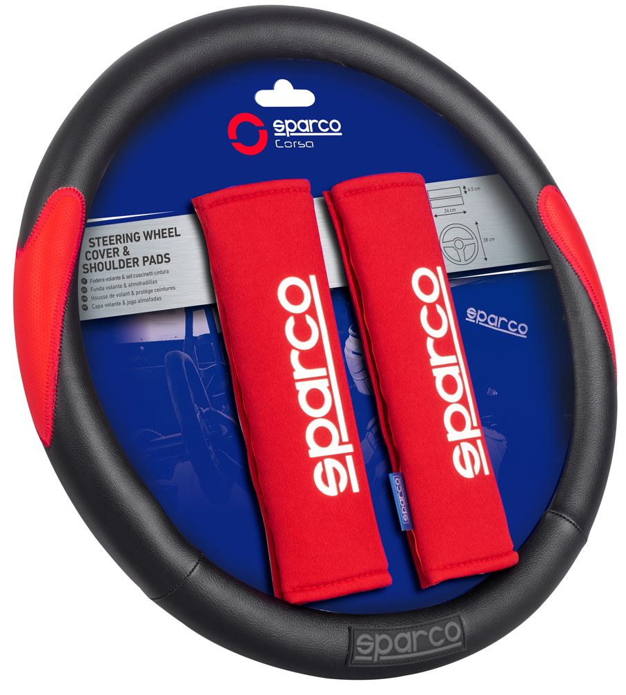Cubre Volante Sparco Con Cubre Cinturón