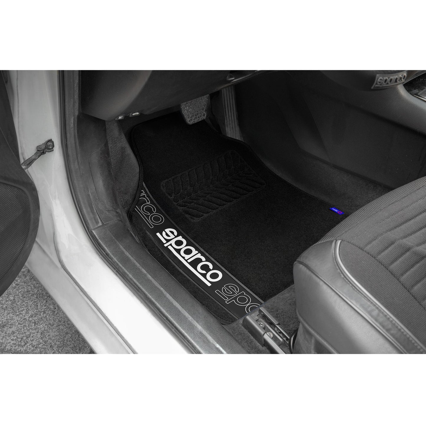 Alfombra Sparco Moquete Con Talonera 4PZAS