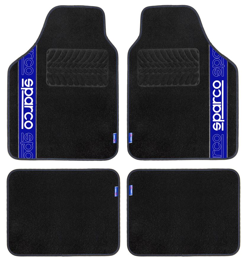 Alfombra Sparco Moquete Con Talonera 4PZAS