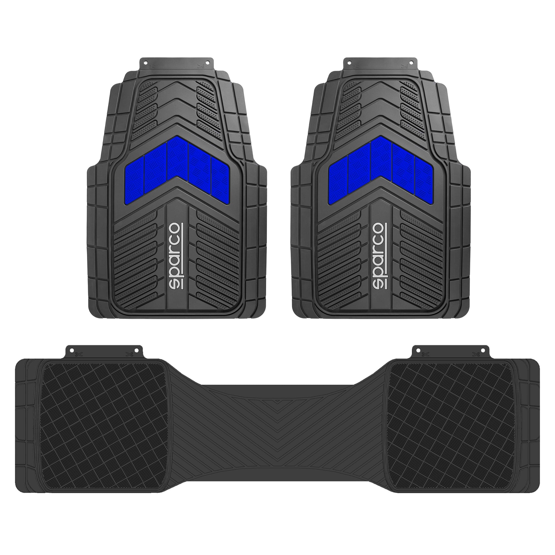 Juego de alfombras Sparco PVC 3 piezas - Vértigo Repuestos