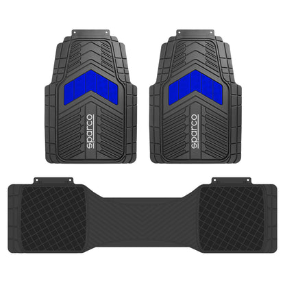 Juego de alfombras Sparco PVC 3 piezas - Vértigo Repuestos