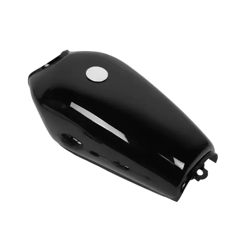 Tanque de nafta de moto Baccio Classic CG negro - Vértigo Repuestos