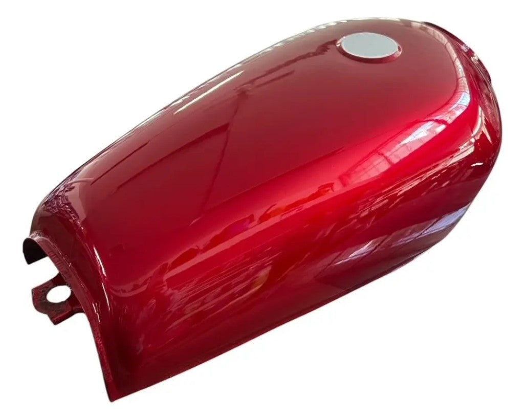 Tanque de nafta de moto Baccio Classic rojo con medidor - Vértigo Repuestos