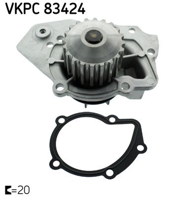 Bomba de agua 1.9D para Peugeot 205 306 y Citroën ZX - Vértigo Repuestos