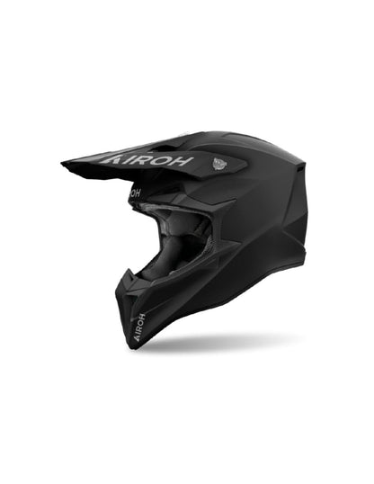 Casco cross de moto Airoh Wraaap negro mate - Vértigo Repuestos