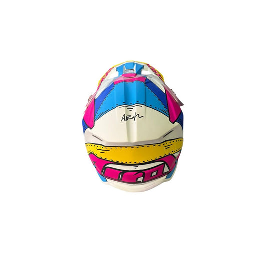 Casco Cross Airoh Wraaap Paint Matt