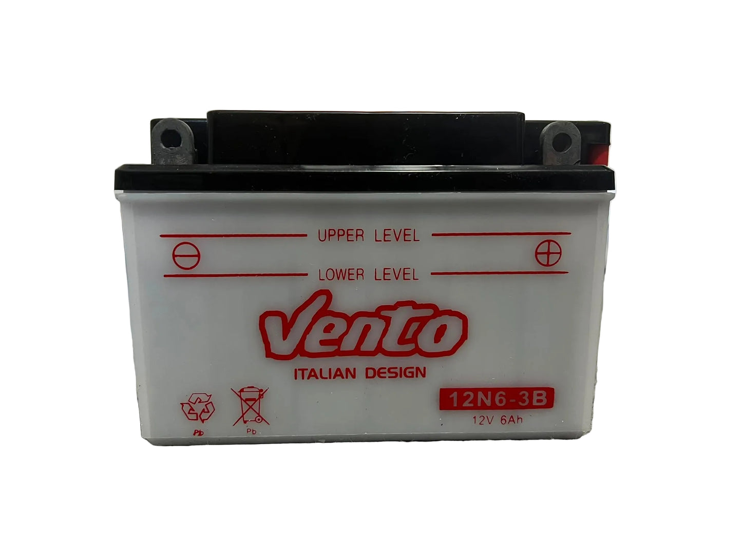 Batería de moto 12N6-3B Vento - Vértigo Repuestos