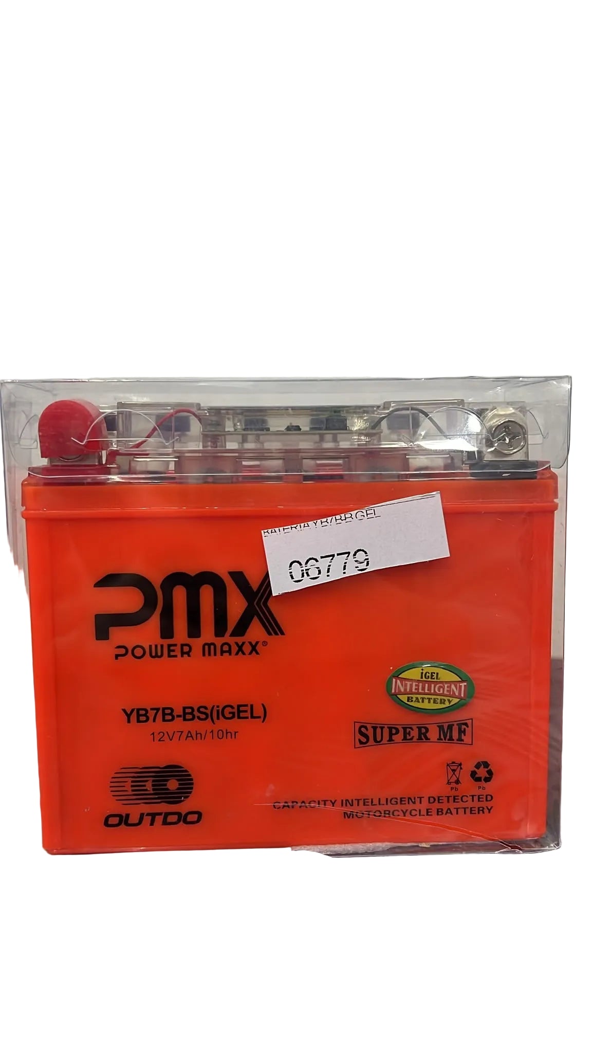 Batería de moto YB7B-B gel - Vértigo Repuestos