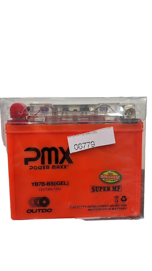 Batería de moto YB7B-B gel - Vértigo Repuestos