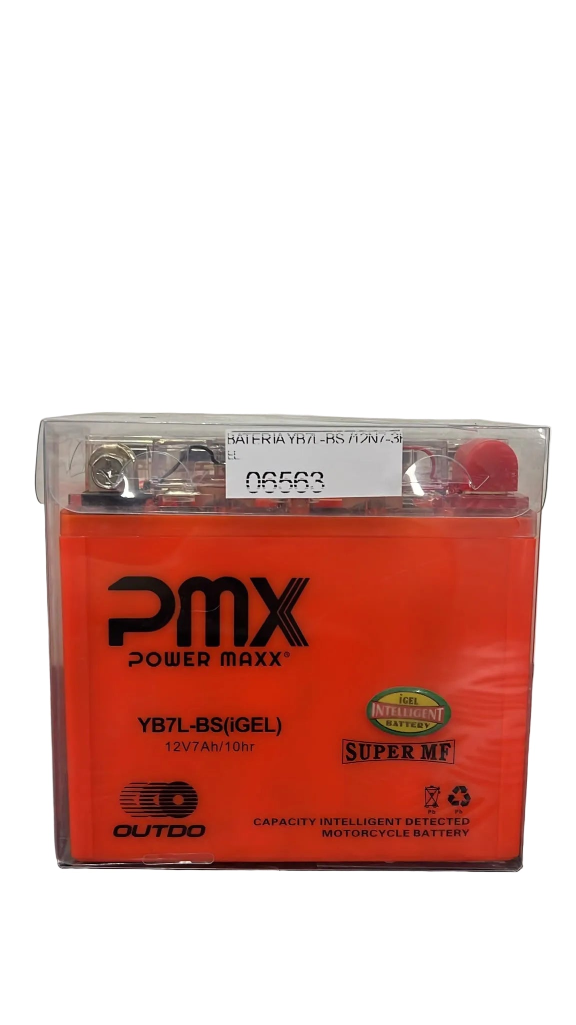 Batería de moto YB7L-BS 12N7-3B gel - Vértigo Repuestos