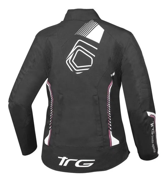 Campera Torque Dama Zara Negro/Rosa